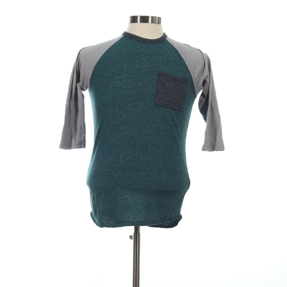 On The Byas Men's Green Pocket Jersey Shirt